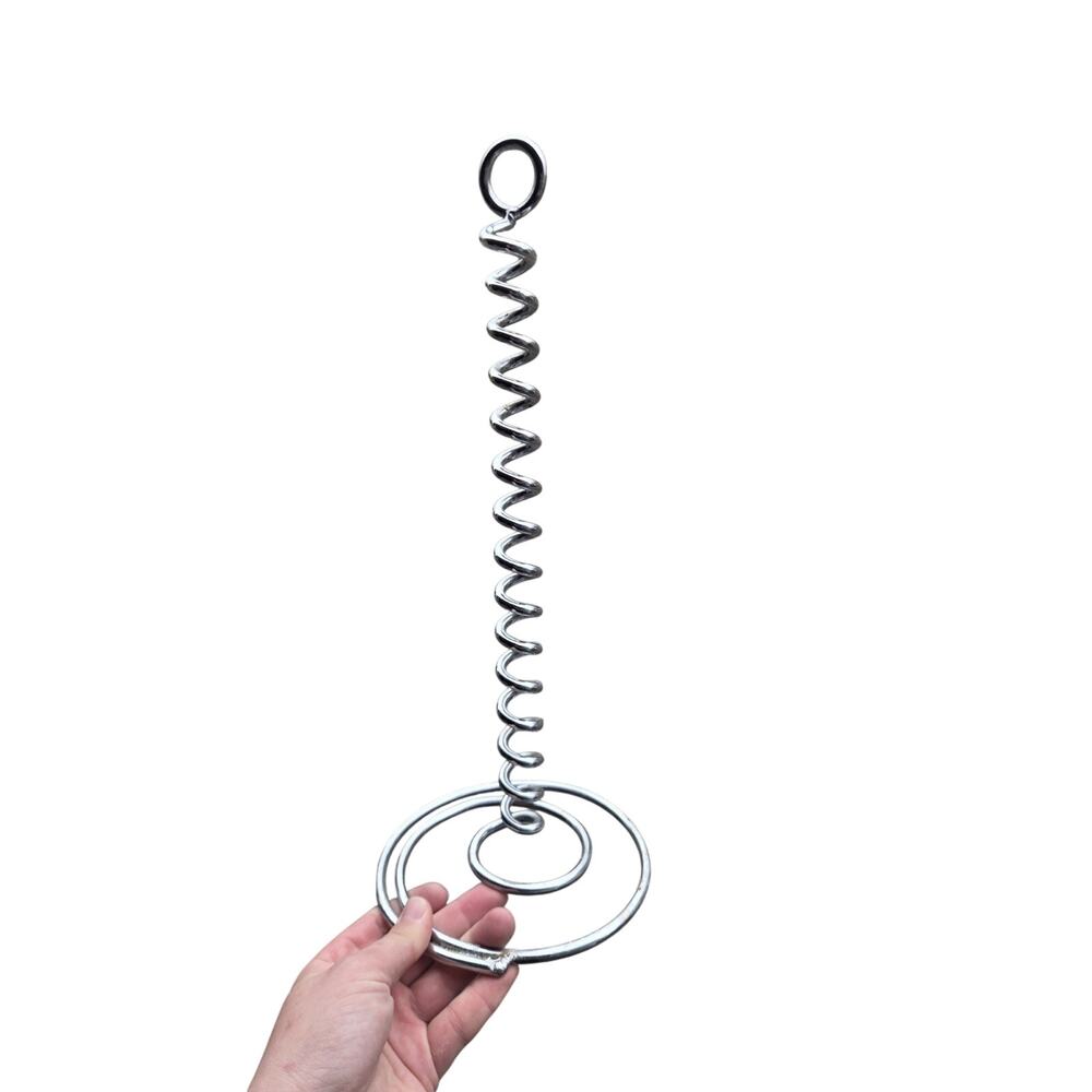 Silver Metal 31cm Tall Tissue Roll Holder Kitchen Towel Stand Decor...